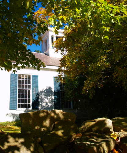 The chapel in the fall