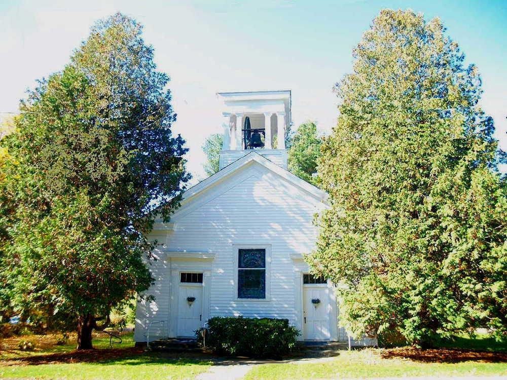 a wedding in the country chapel